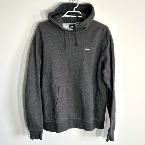 Nike Other - Vintage  Nike Embroidered Swoosh Logo Hoodie Mens Size L
